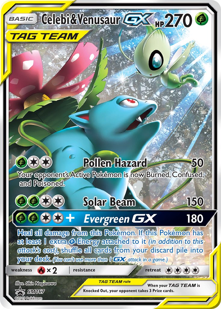 Celebi & Venusaur GX (SM167) [Sun & Moon: Black Star Promos] | Exor Games New Glasgow