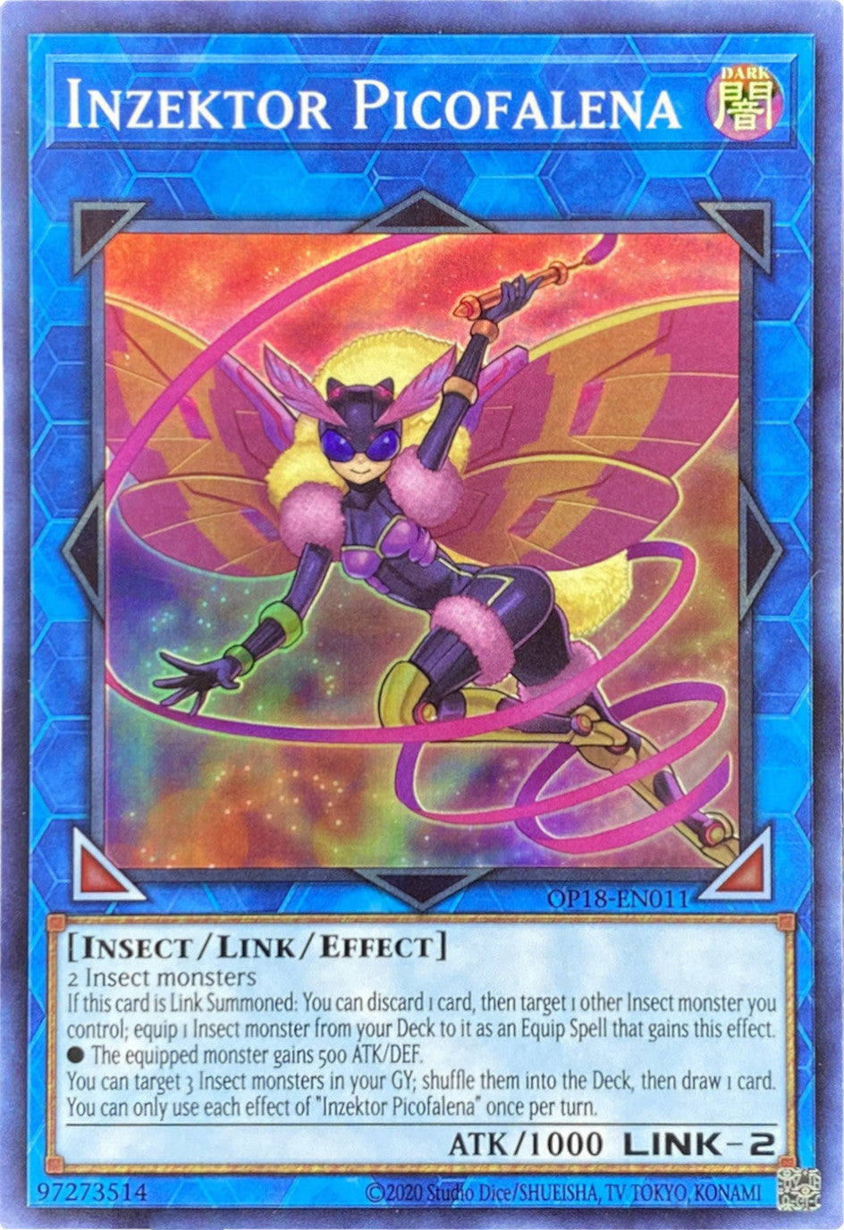 Inzektor Picofalena [OP18-EN011] Super Rare | Exor Games New Glasgow