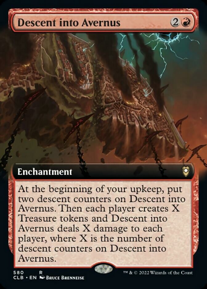 Descent into Avernus (Extended Art) [Commander Legends: Battle for Baldur's Gate] | Exor Games New Glasgow