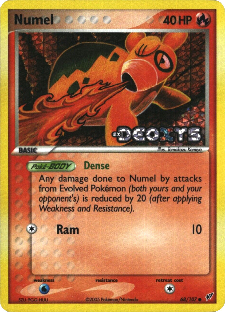 Numel (68/107) (Stamped) [EX: Deoxys] | Exor Games New Glasgow