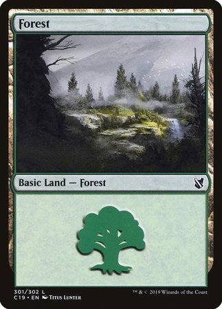 Forest (301) [Commander 2019] | Exor Games New Glasgow