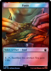 Alien Rhino // Food (0059) Double-Sided Token (Surge Foil) [Doctor Who Tokens] | Exor Games New Glasgow