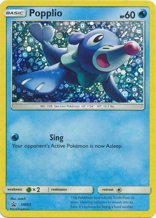 Popplio (SM03) (General Mills Promo) [Sun & Moon: Black Star Promos] | Exor Games New Glasgow