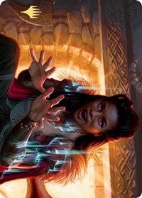 Birgi, God of Storytelling Art Card (Gold-Stamped Signature) [Kaldheim: Art Series] | Exor Games New Glasgow