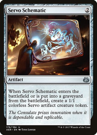 Servo Schematic [Aether Revolt] | Exor Games New Glasgow