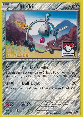 Klefki (66/119) (League Promo 1st Place) [XY: Phantom Forces] | Exor Games New Glasgow