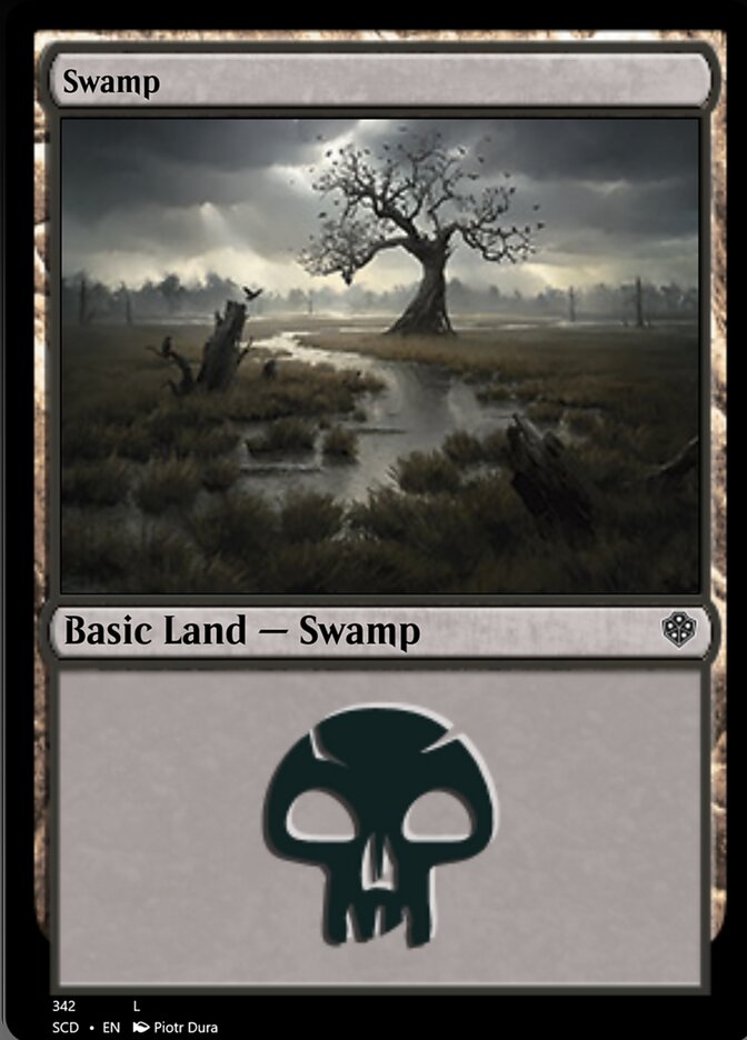 Swamp (342) [Starter Commander Decks] | Exor Games New Glasgow