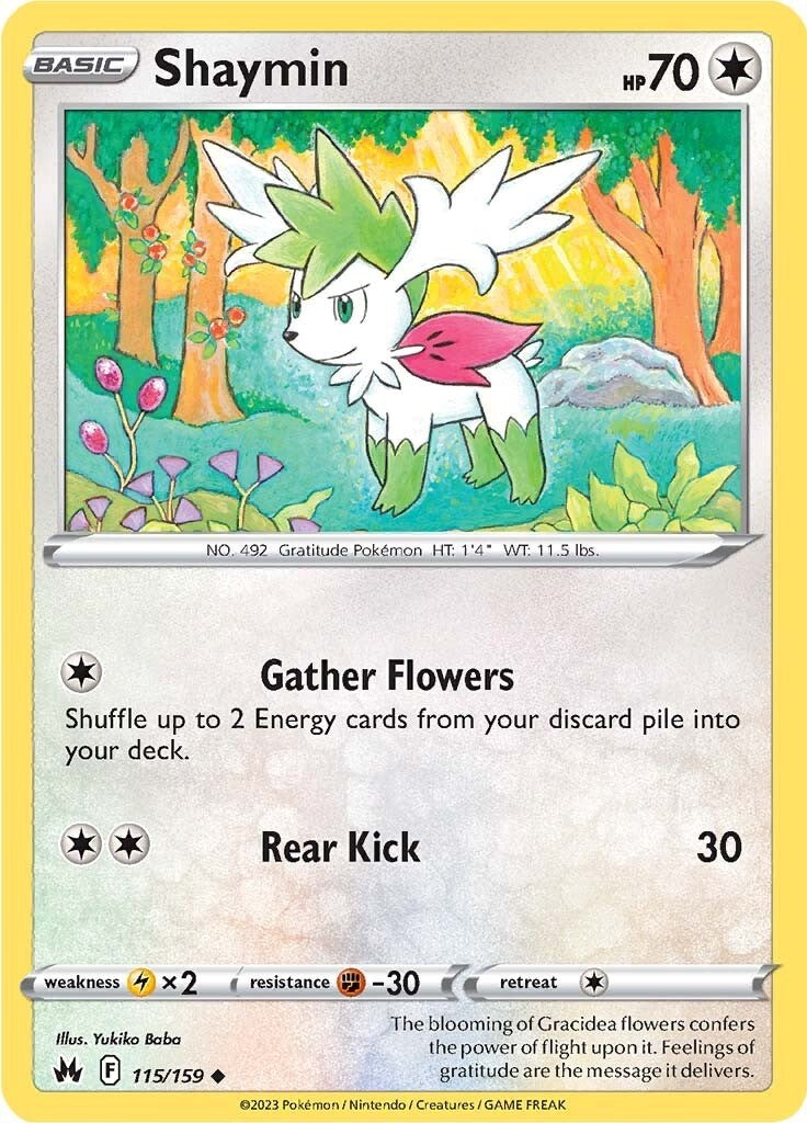 Shaymin (115/159) [Sword & Shield: Crown Zenith] | Exor Games New Glasgow