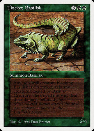 Thicket Basilisk [Summer Magic / Edgar] | Exor Games New Glasgow