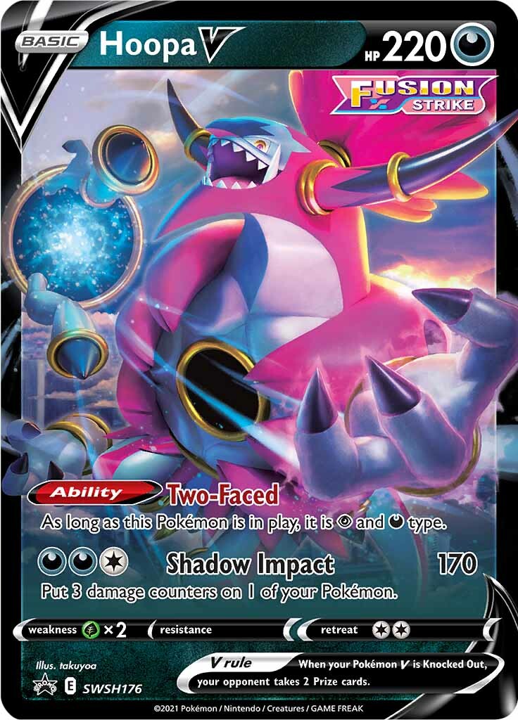 Hoopa V (SWSH176) (Jumbo Card) [Sword & Shield: Black Star Promos] | Exor Games New Glasgow