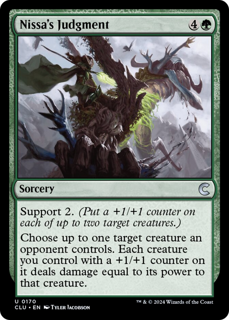 Nissa's Judgment [Ravnica: Clue Edition] | Exor Games New Glasgow