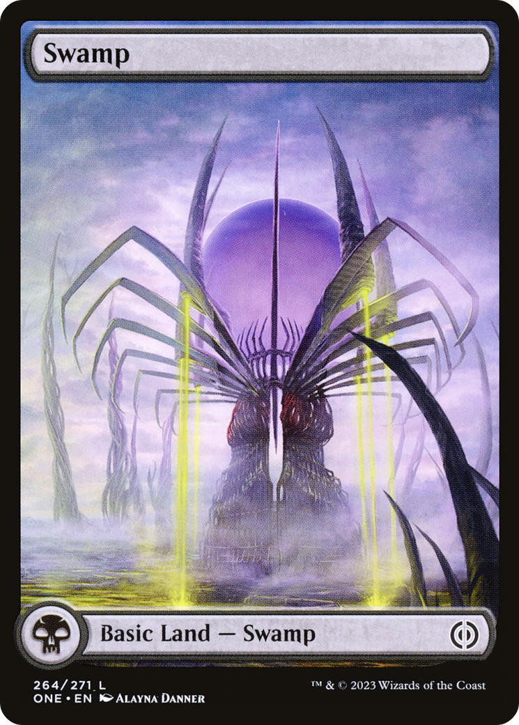 Swamp (264) (Full-Art) [Phyrexia: All Will Be One] | Exor Games New Glasgow