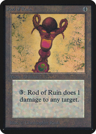 Rod of Ruin [Limited Edition Alpha] | Exor Games New Glasgow