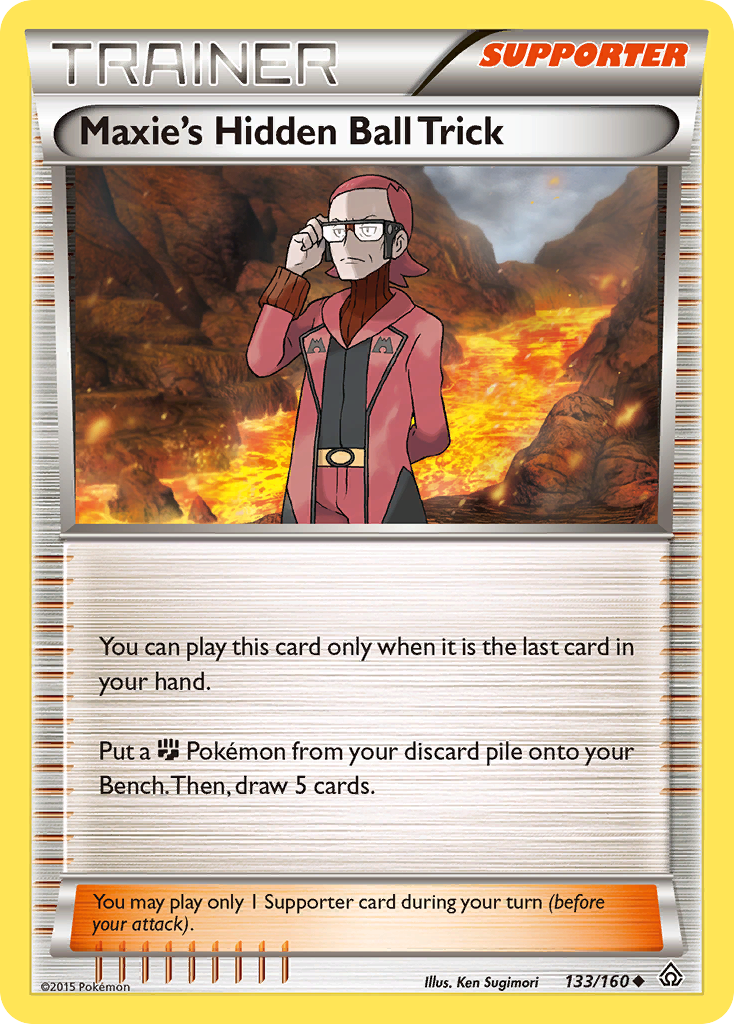 Maxie's Hidden Ball Trick (133/160) [XY: Primal Clash] | Exor Games New Glasgow