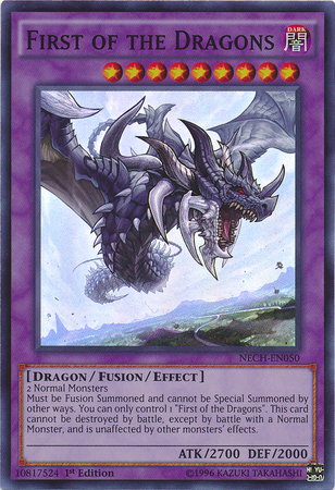 First of the Dragons [NECH-EN050] Super Rare | Exor Games New Glasgow