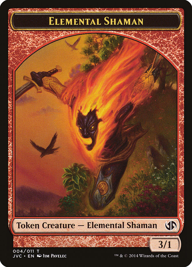 Elemental Shaman Token (Jace vs. Chandra) [Duel Decks Anthology Tokens] | Exor Games New Glasgow