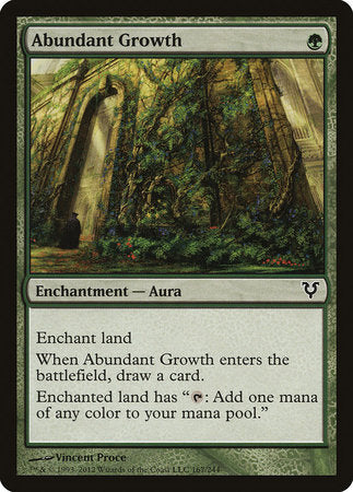 Abundant Growth [Avacyn Restored] | Exor Games New Glasgow