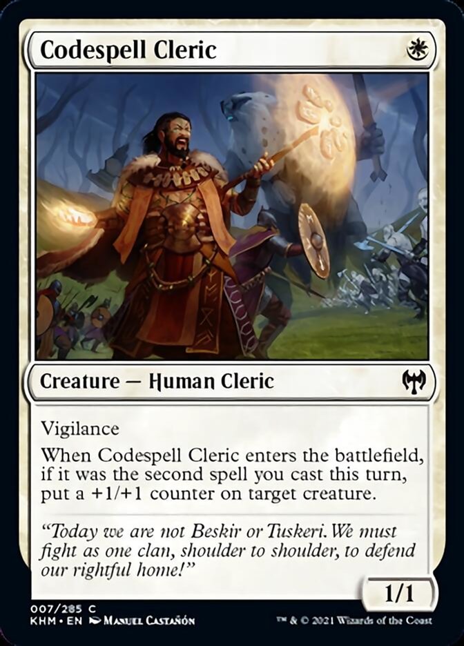 Codespell Cleric [Kaldheim] | Exor Games New Glasgow