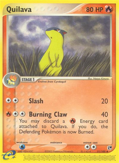Quilava (51/100) [EX: Sandstorm] | Exor Games New Glasgow