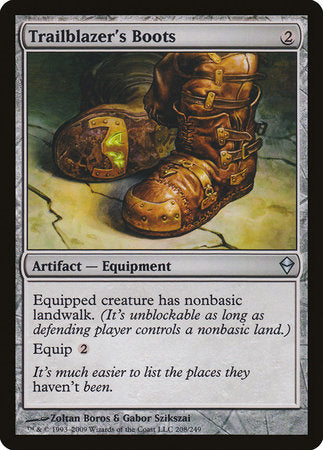 Trailblazer's Boots [Zendikar] | Exor Games New Glasgow