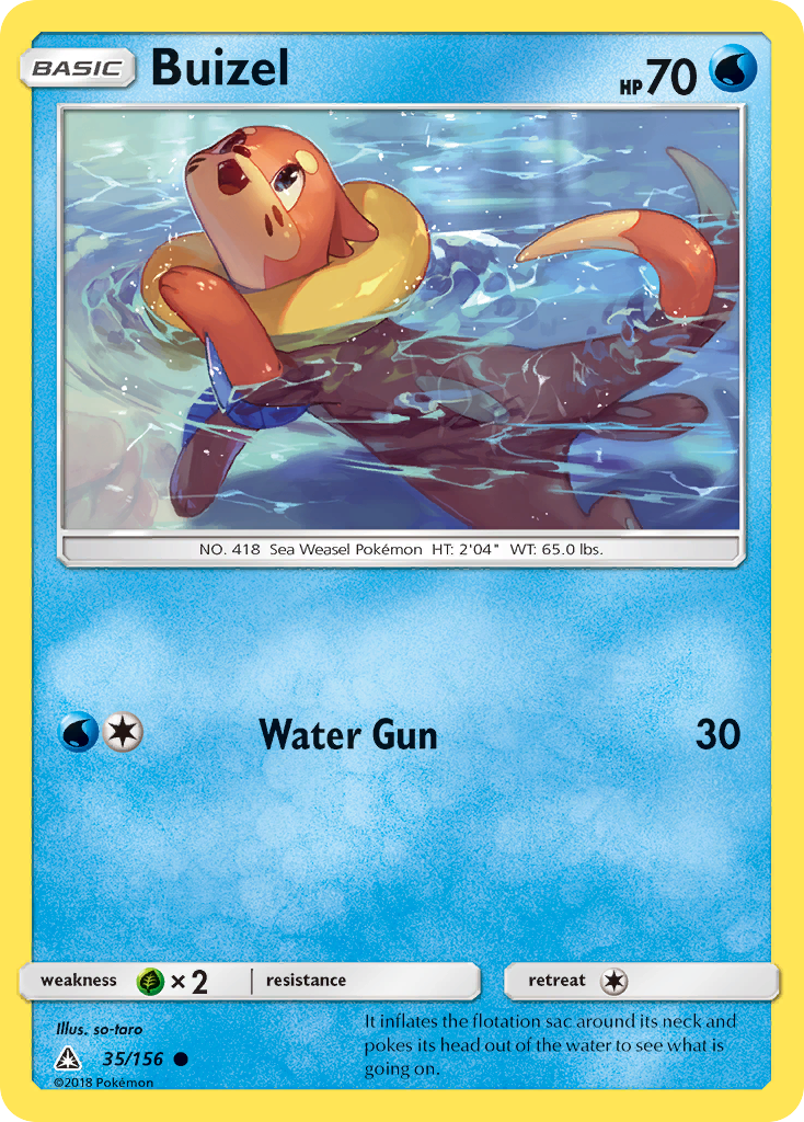 Buizel (35/156) [Sun & Moon: Ultra Prism] | Exor Games New Glasgow