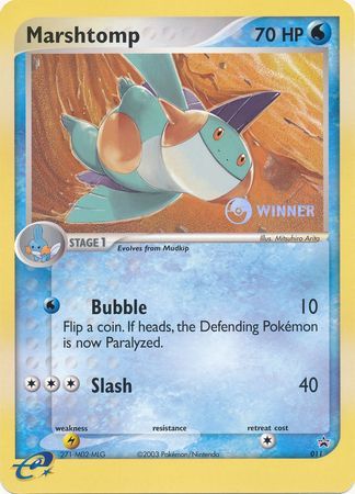 Marshtomp (011) (Jumbo Card) [Nintendo: Black Star Promos] | Exor Games New Glasgow