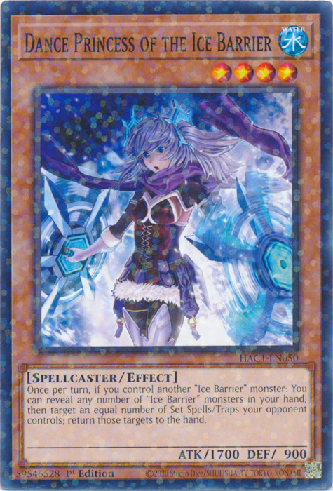 Dance Princess of the Ice Barrier (Duel Terminal) [HAC1-EN050] Common | Exor Games New Glasgow