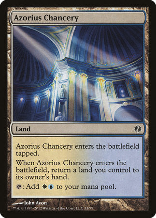 Azorius Chancery [Duel Decks: Venser vs. Koth] | Exor Games New Glasgow