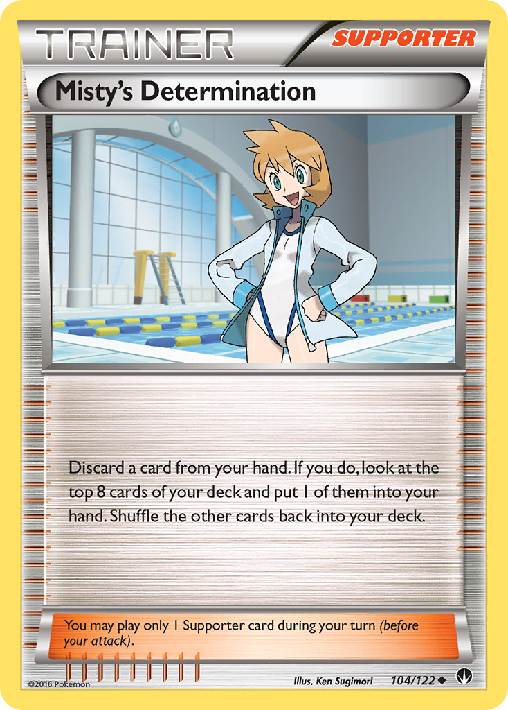 Misty's Determination (104/122) [XY: BREAKpoint] | Exor Games New Glasgow