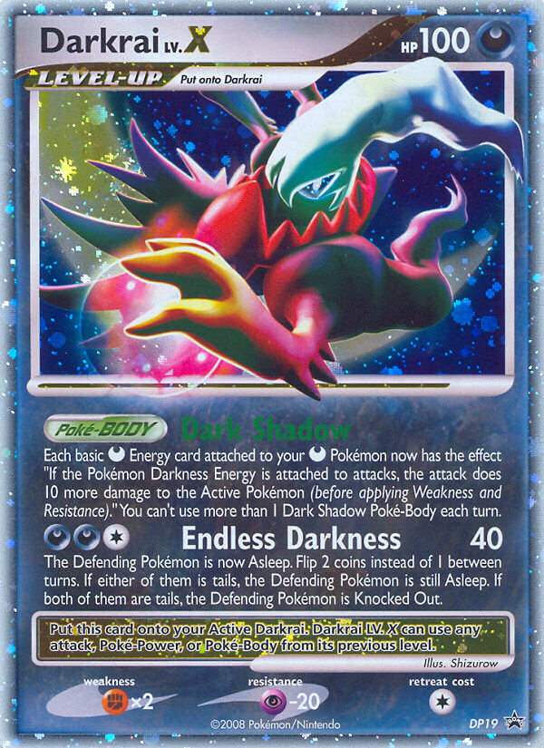 Darkrai LV.X (DP19) [Diamond & Pearl: Black Star Promos] | Exor Games New Glasgow