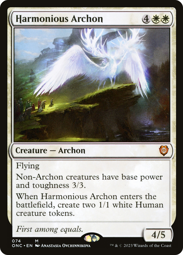 Harmonious Archon [Phyrexia: All Will Be One Commander] | Exor Games New Glasgow