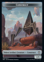 Construct (008) // Phyrexian Myr Double-Sided Token [The Brothers' War Commander Tokens] | Exor Games New Glasgow