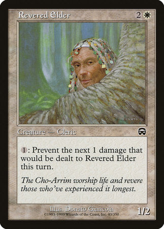 Revered Elder [Mercadian Masques] | Exor Games New Glasgow