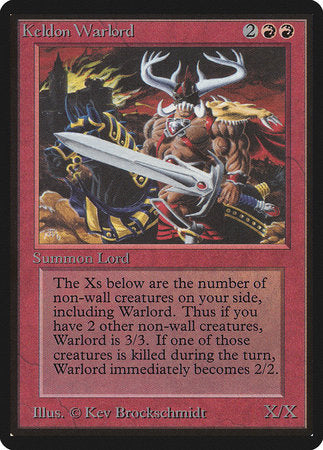 Keldon Warlord [Limited Edition Beta] | Exor Games New Glasgow