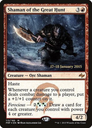 Shaman of the Great Hunt [Fate Reforged Promos] | Exor Games New Glasgow