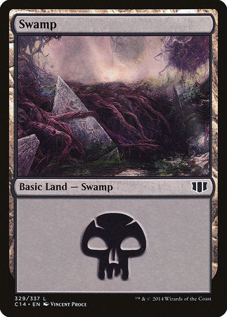 Swamp (329) [Commander 2014] | Exor Games New Glasgow