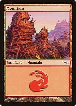 Mountain (299) [Mirrodin] | Exor Games New Glasgow