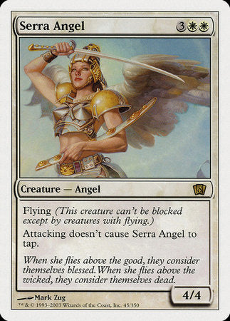 Serra Angel [Eighth Edition] | Exor Games New Glasgow