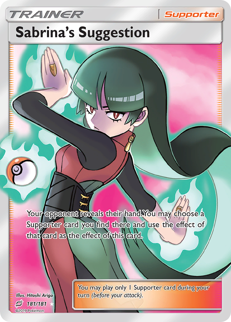 Sabrina's Suggestion (181/181) [Sun & Moon: Team Up] | Exor Games New Glasgow