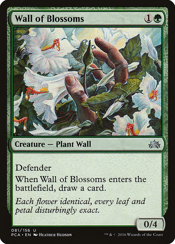 Wall of Blossoms [Planechase Anthology] | Exor Games New Glasgow