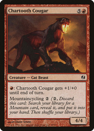 Chartooth Cougar [Duel Decks: Venser vs. Koth] | Exor Games New Glasgow