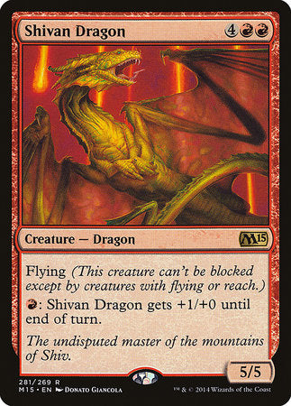 Shivan Dragon [Magic 2015] | Exor Games New Glasgow