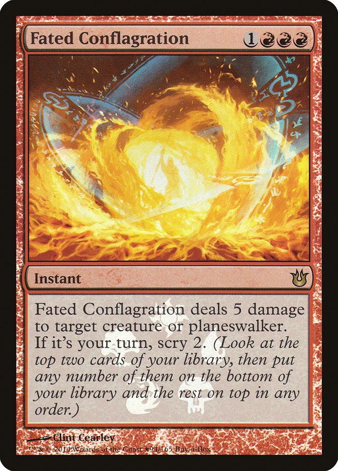 Fated Conflagration (Buy-A-Box) [Born of the Gods Promos] | Exor Games New Glasgow