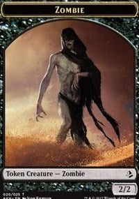 Zombie // Trueheart Duelist Token [Amonkhet Tokens] | Exor Games New Glasgow