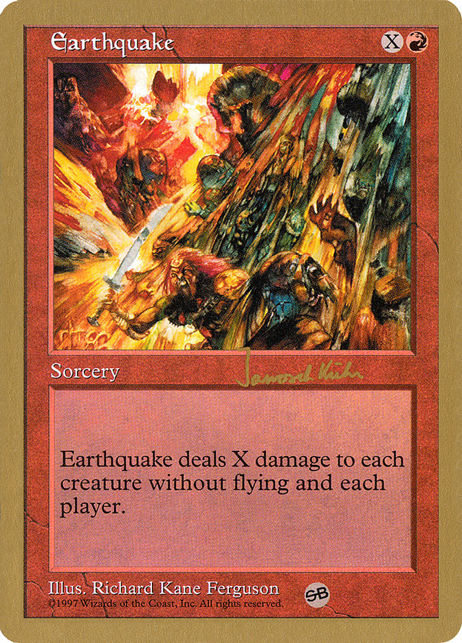 Earthquake (Janosch Kuhn) (SB) [World Championship Decks 1997] | Exor Games New Glasgow