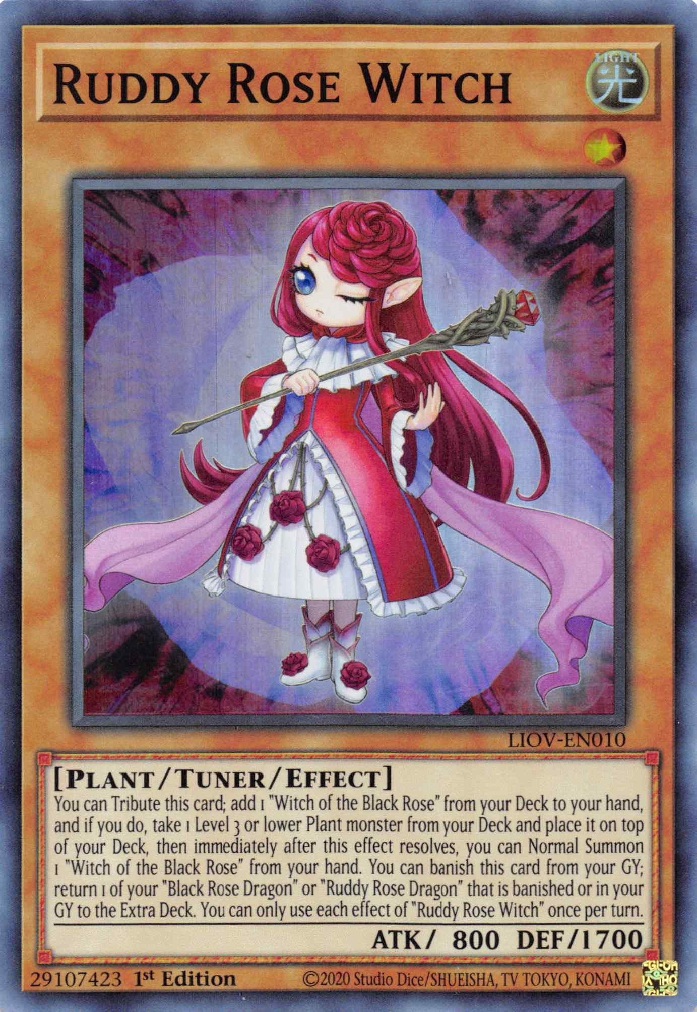 Ruddy Rose Witch [LIOV-EN010] Super Rare | Exor Games New Glasgow