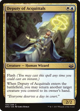 Deputy of Acquittals [Modern Masters 2017] | Exor Games New Glasgow