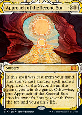 Approach of the Second Sun (Etched Foil) [Strixhaven Mystical Archive] | Exor Games New Glasgow