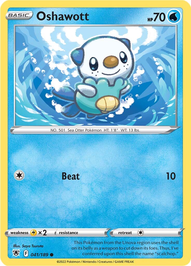 Oshawott (041/189) [Sword & Shield: Astral Radiance] | Exor Games New Glasgow