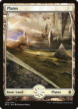 Plains (253) - Full Art [Battle for Zendikar] | Exor Games New Glasgow